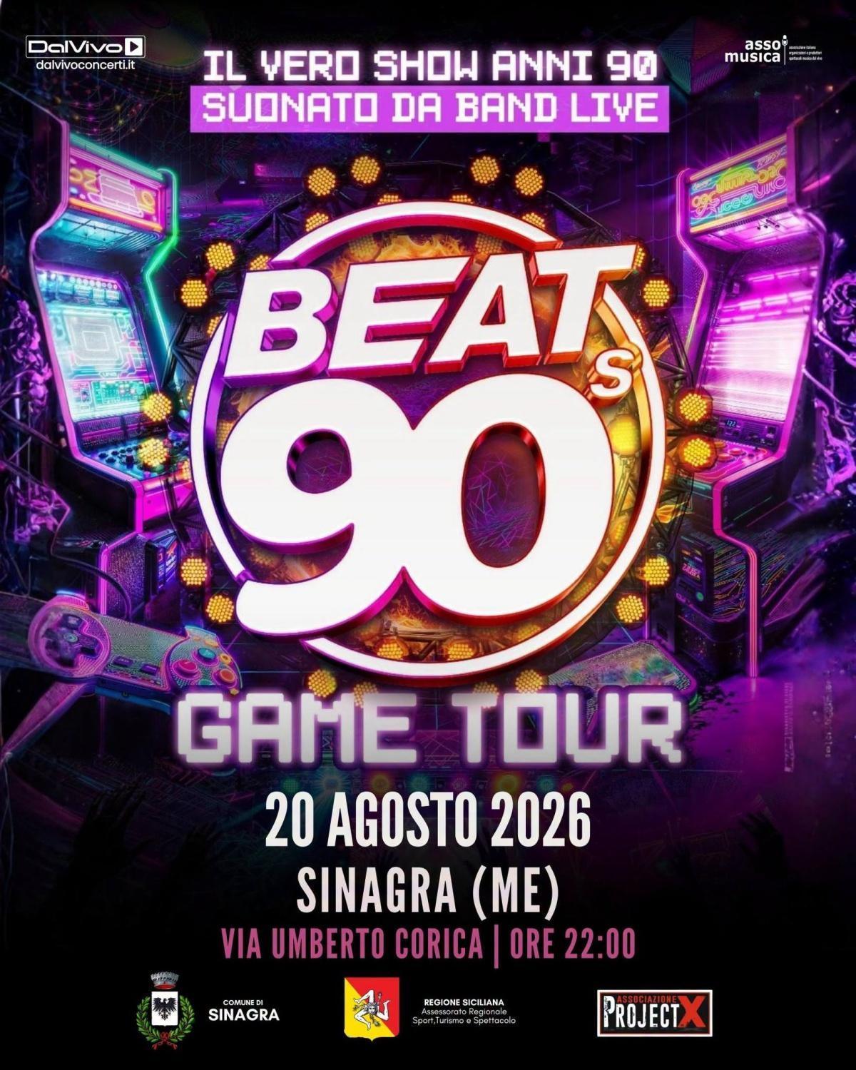 Beat's 90 Game Tour (Inizio ore 22.00)