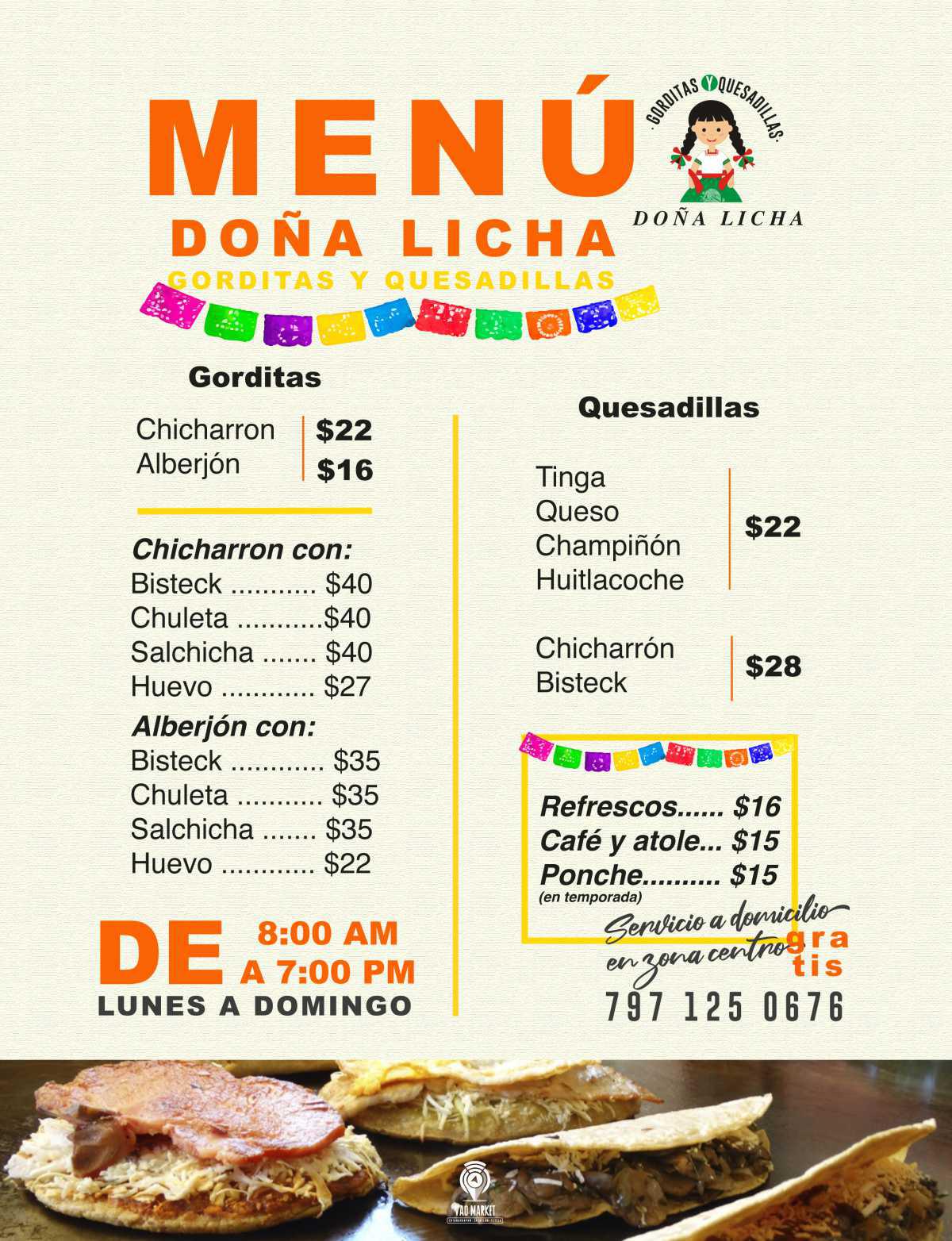 Gorditas y Quesadillas - DOÑA LICHA-