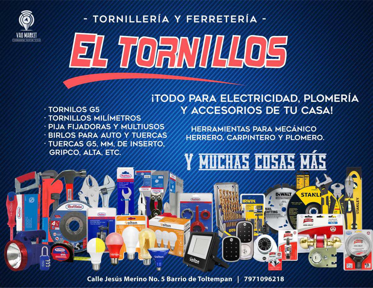 Tornillería y Ferretería - EL TORNILLOS -