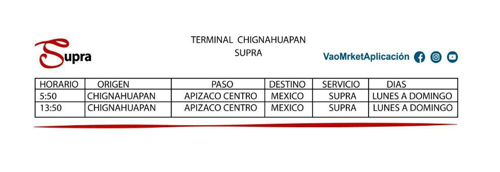 ·Terminal Chignahuapan·