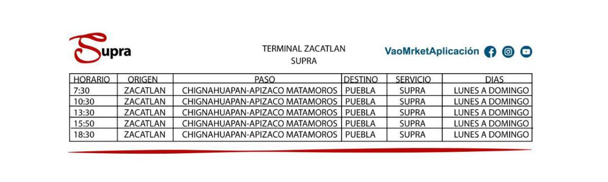 ·Terminal Zacatlán·