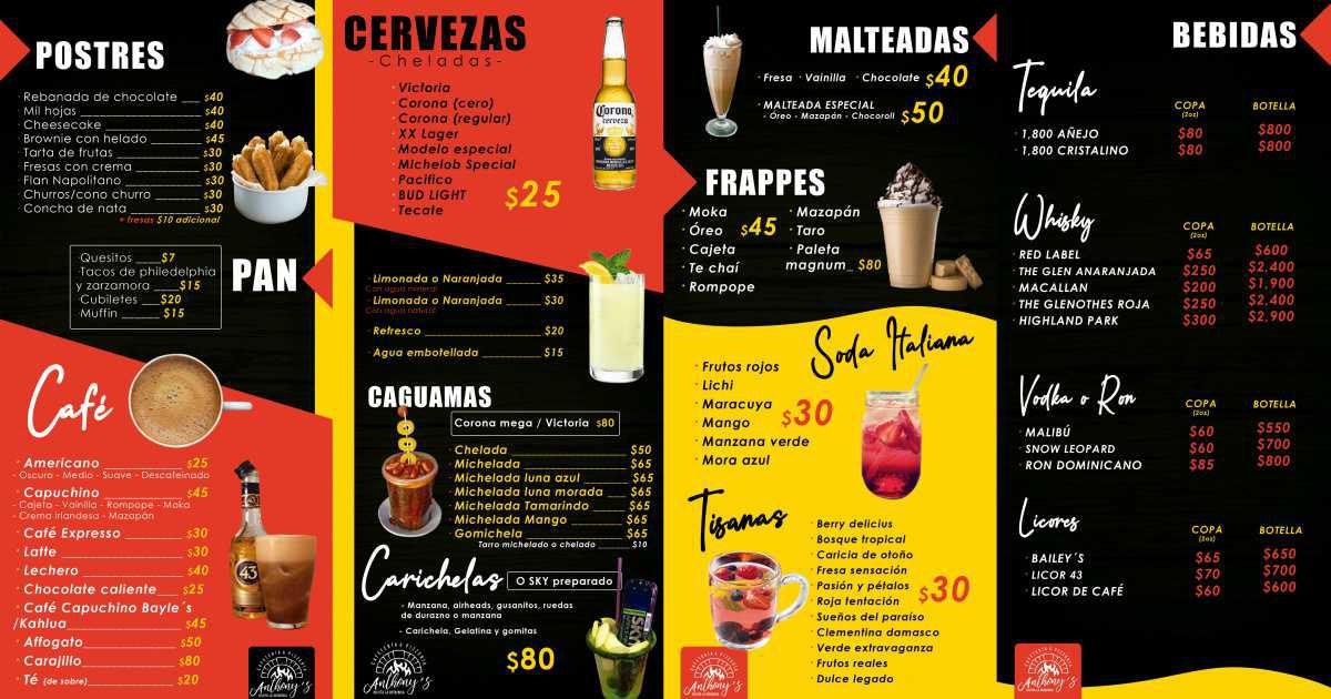 Cafetería & Pizzería - Anthony´s -