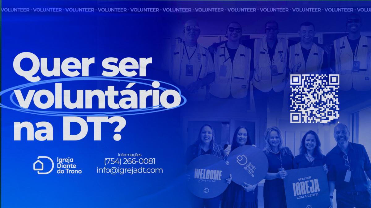Quero ser um voluntário! 