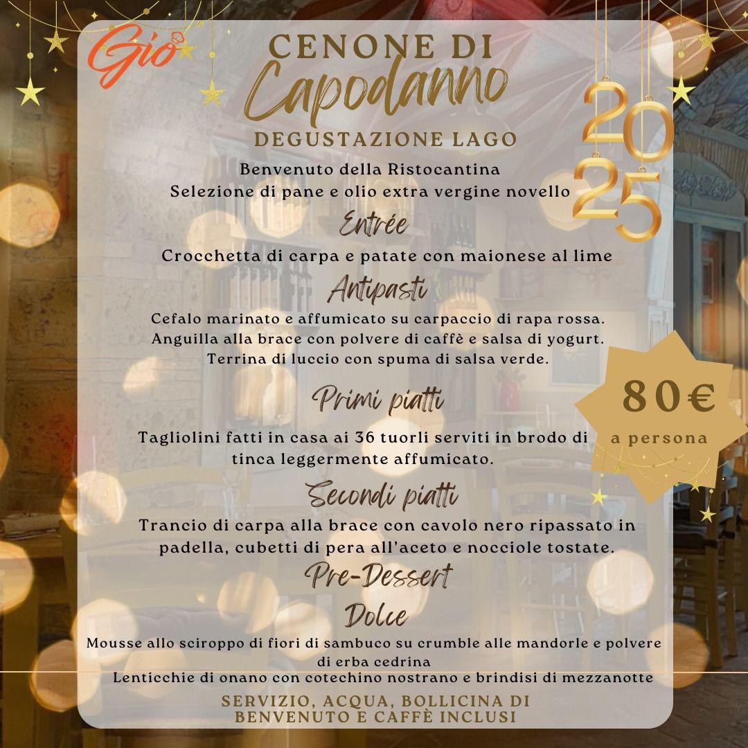 Cenone di Capodanno Ristocantine Da Gio 