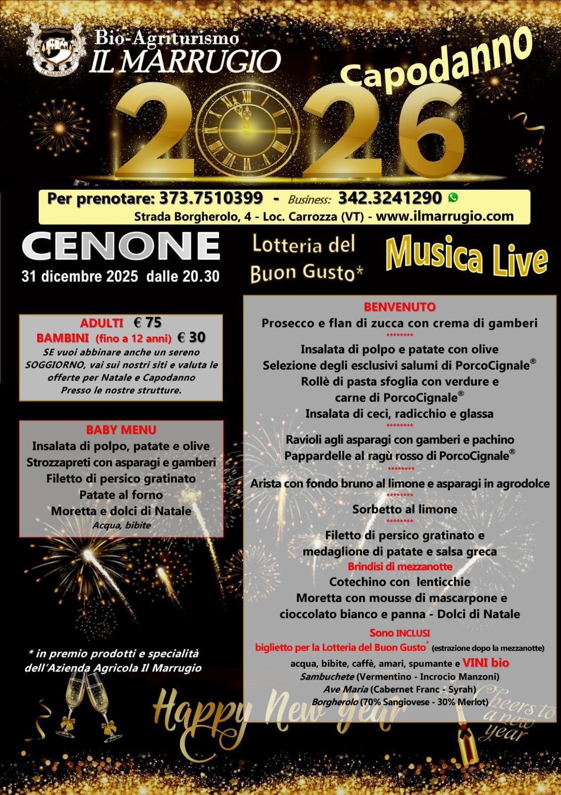 Capodanno 2026 - Antico Borgo La Commenda 