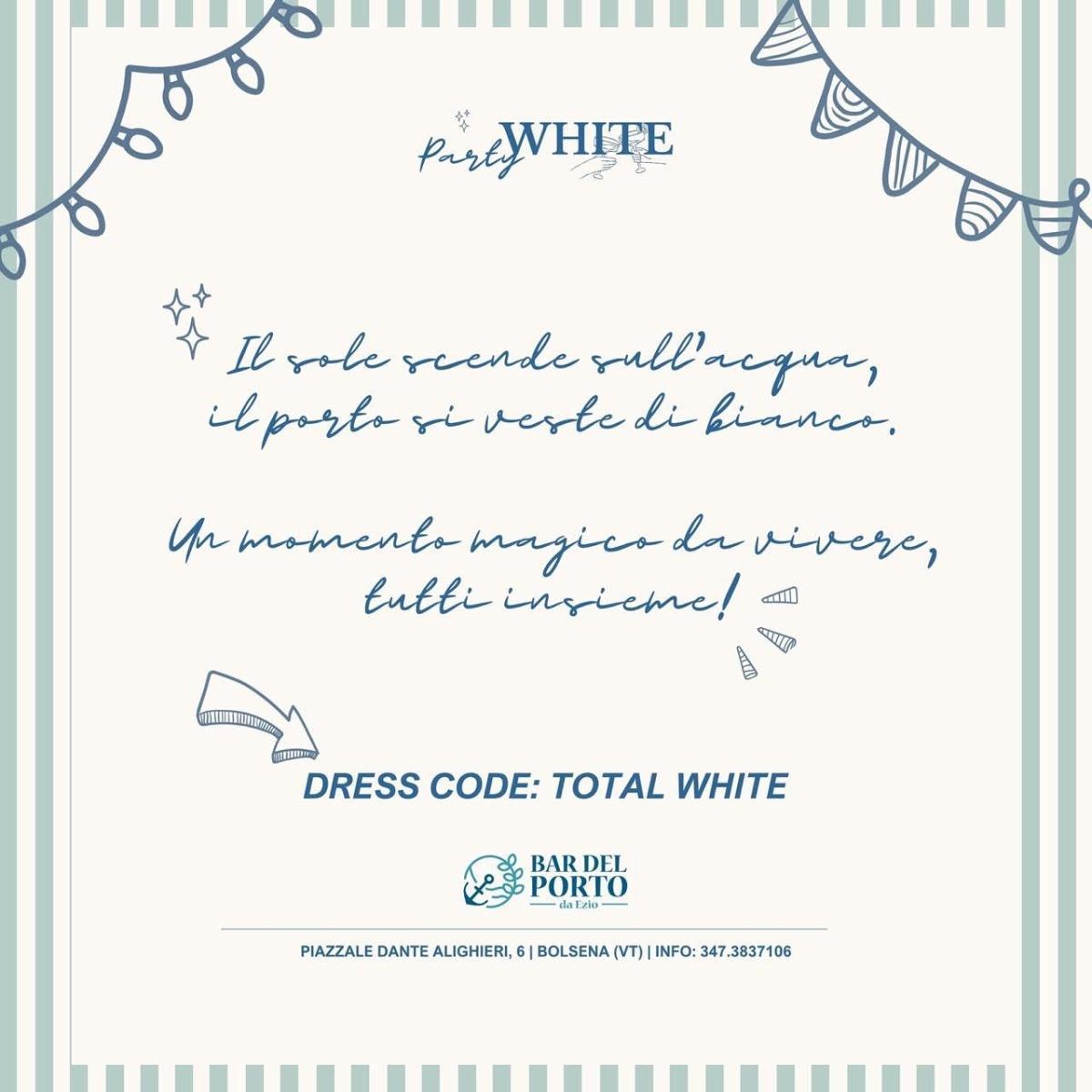 White Party (Inizio ore 21.30)