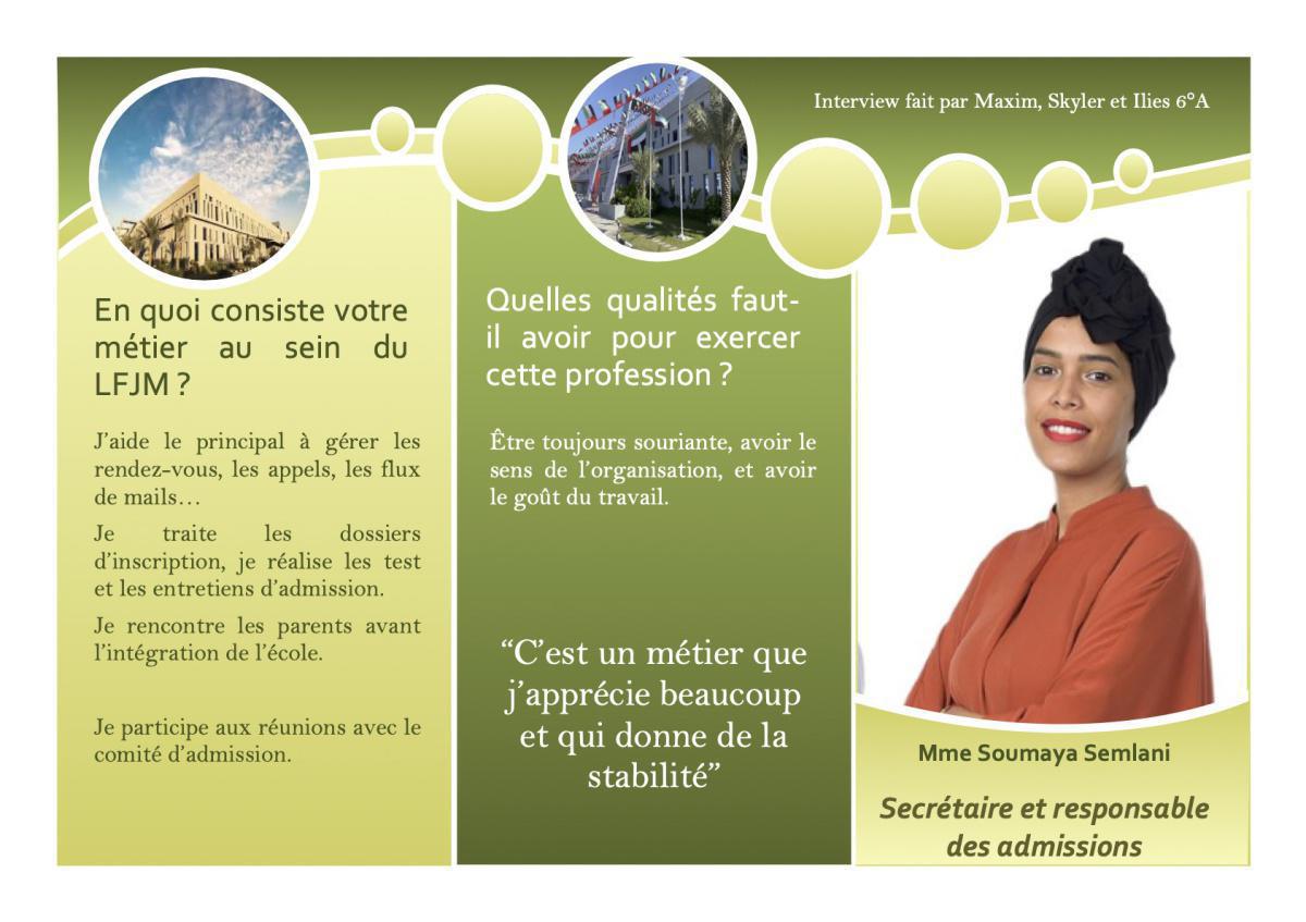 Parcours métiers : les métiers du collège