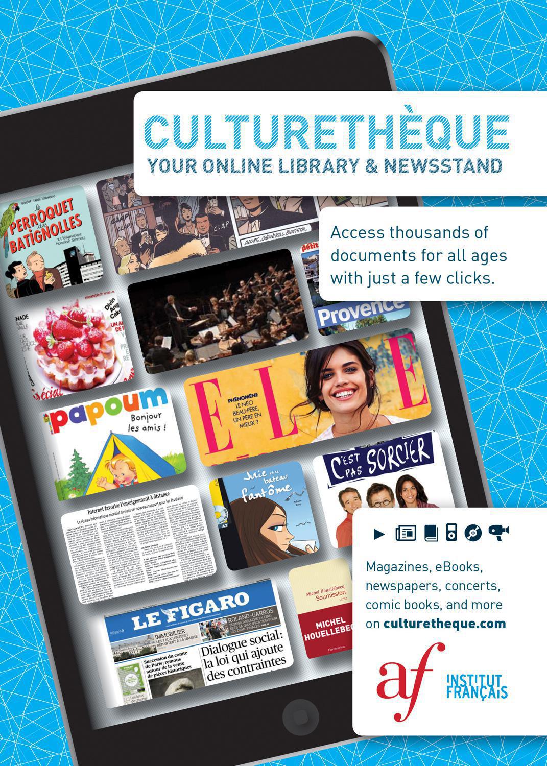 Profitez d'un accès à Culturethèque !