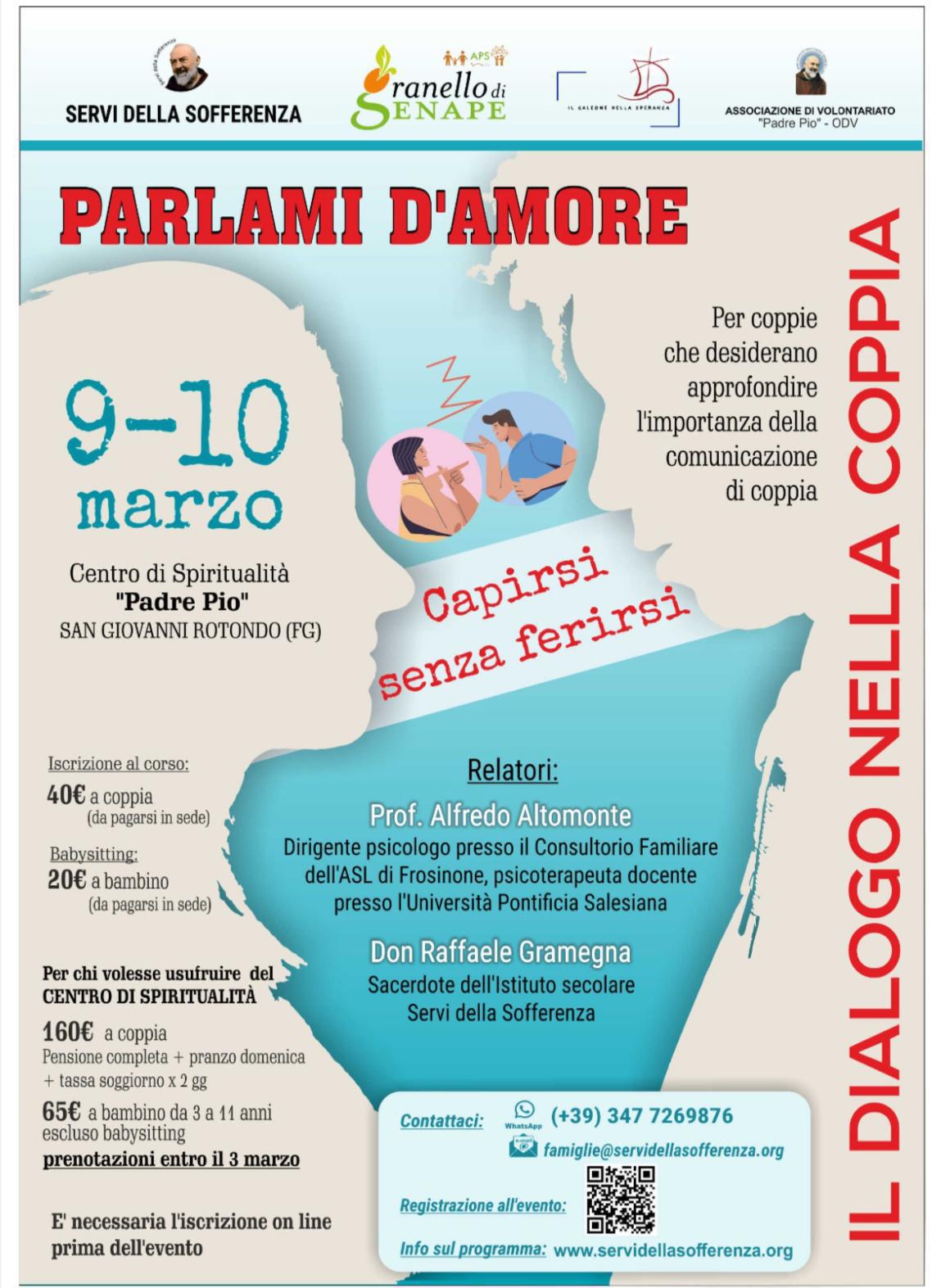 Ritiro per coppie: Parlami d'amore Ritiro per coppie: Parlami d'amore
