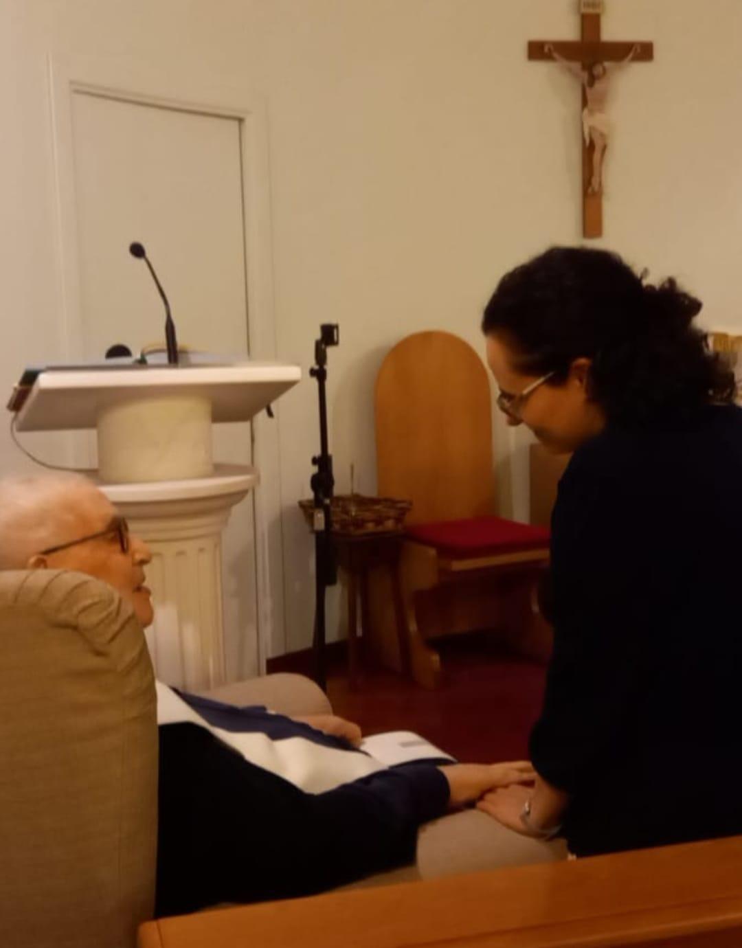 The joy of having you by our side. Testimony of Simona Abate The joy of having you by our side. Testimony of Simona Abate