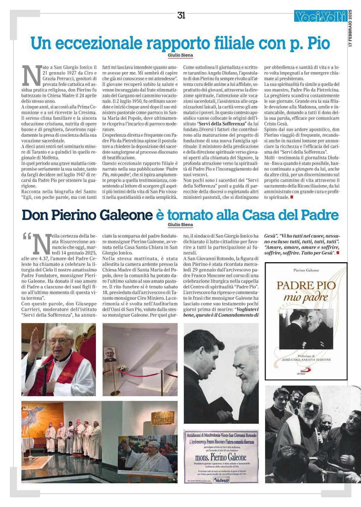 Rassegna stampa: notizie dal mondo per la scomparsa del Padre e le celebrazioni in suffragio e memoria Rassegna stampa: notizie dal mondo per la scomparsa del Padre e le celebrazioni in suffragio e memoria