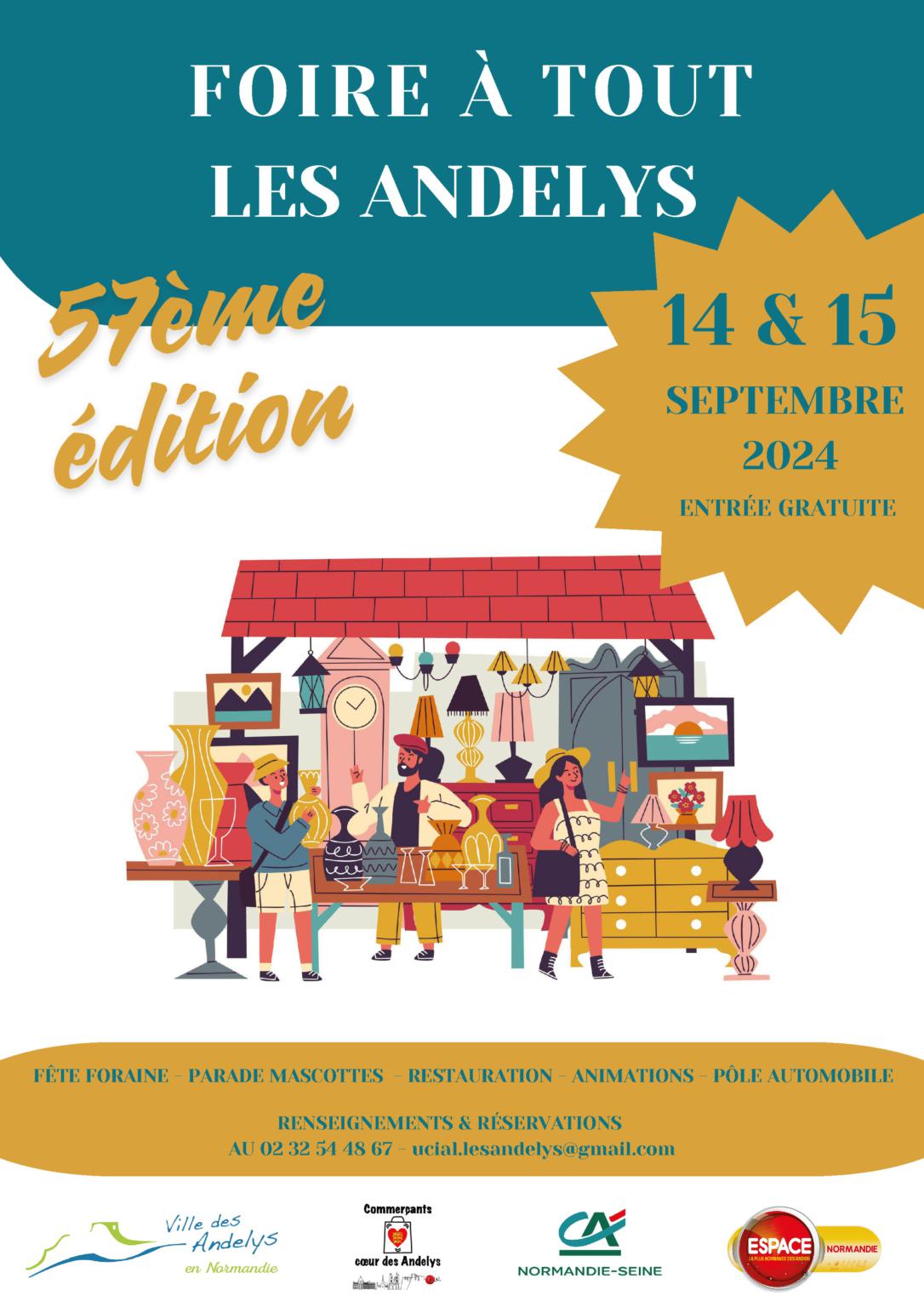 Foire à Tout des Andelys, avec Espace !