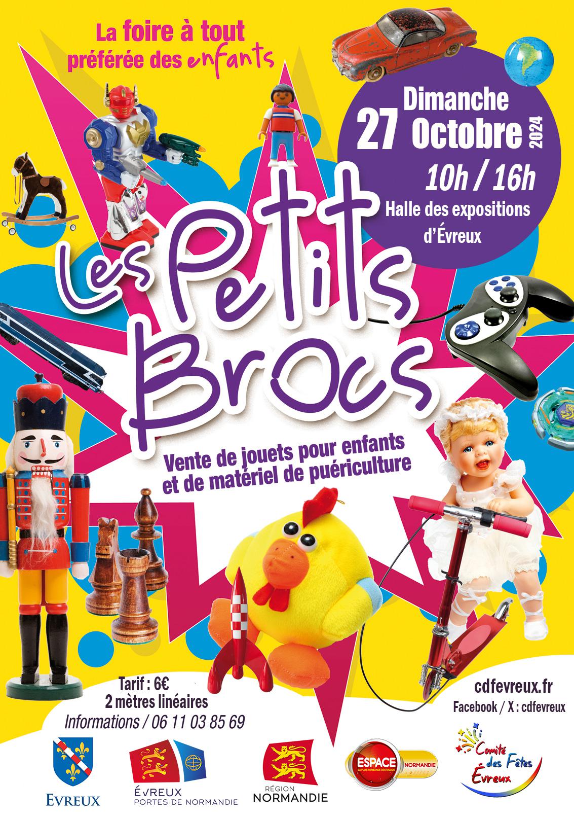 Les Petits Brocs, Dimanche 27 Octobre avec le CDF Évreux & Espace !