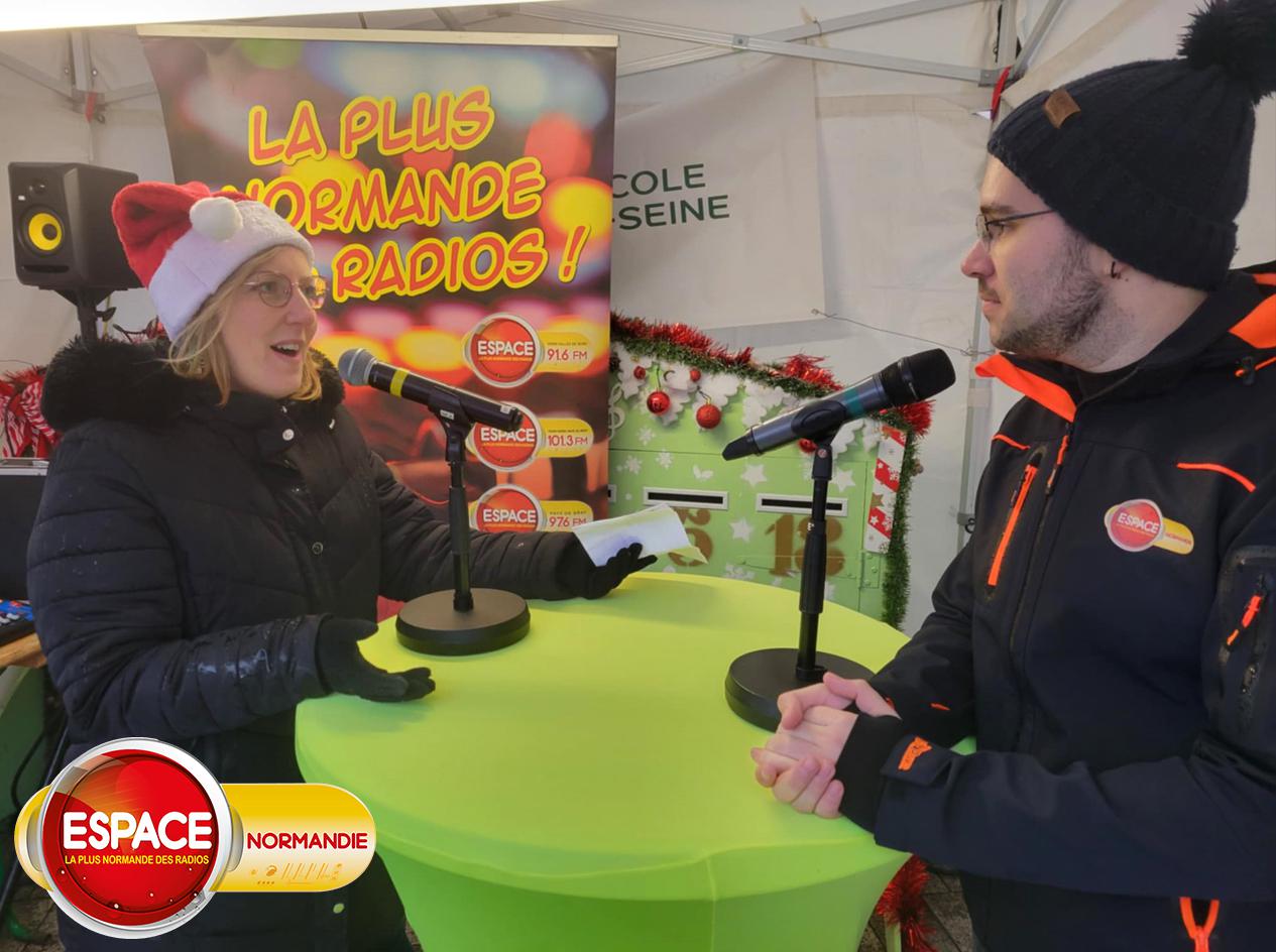 Studio Espace Live sur le Marché de Noël de Gournay-en-Bray !