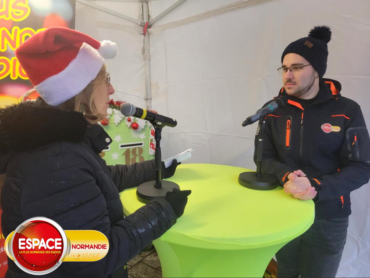 Studio Espace Live sur le Marché de Noël de Gournay-en-Bray !