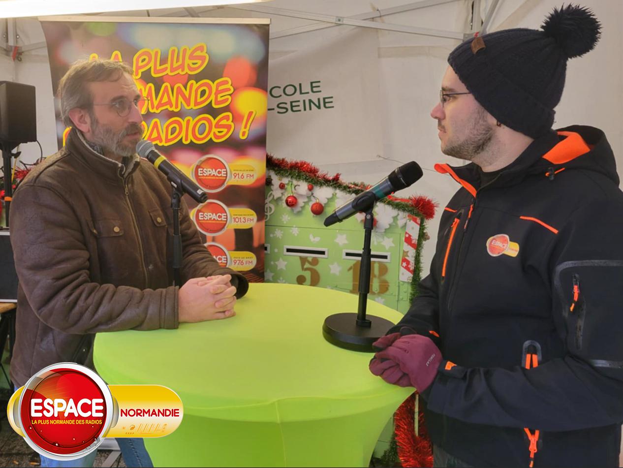 Studio Espace Live sur le Marché de Noël de Gournay-en-Bray !