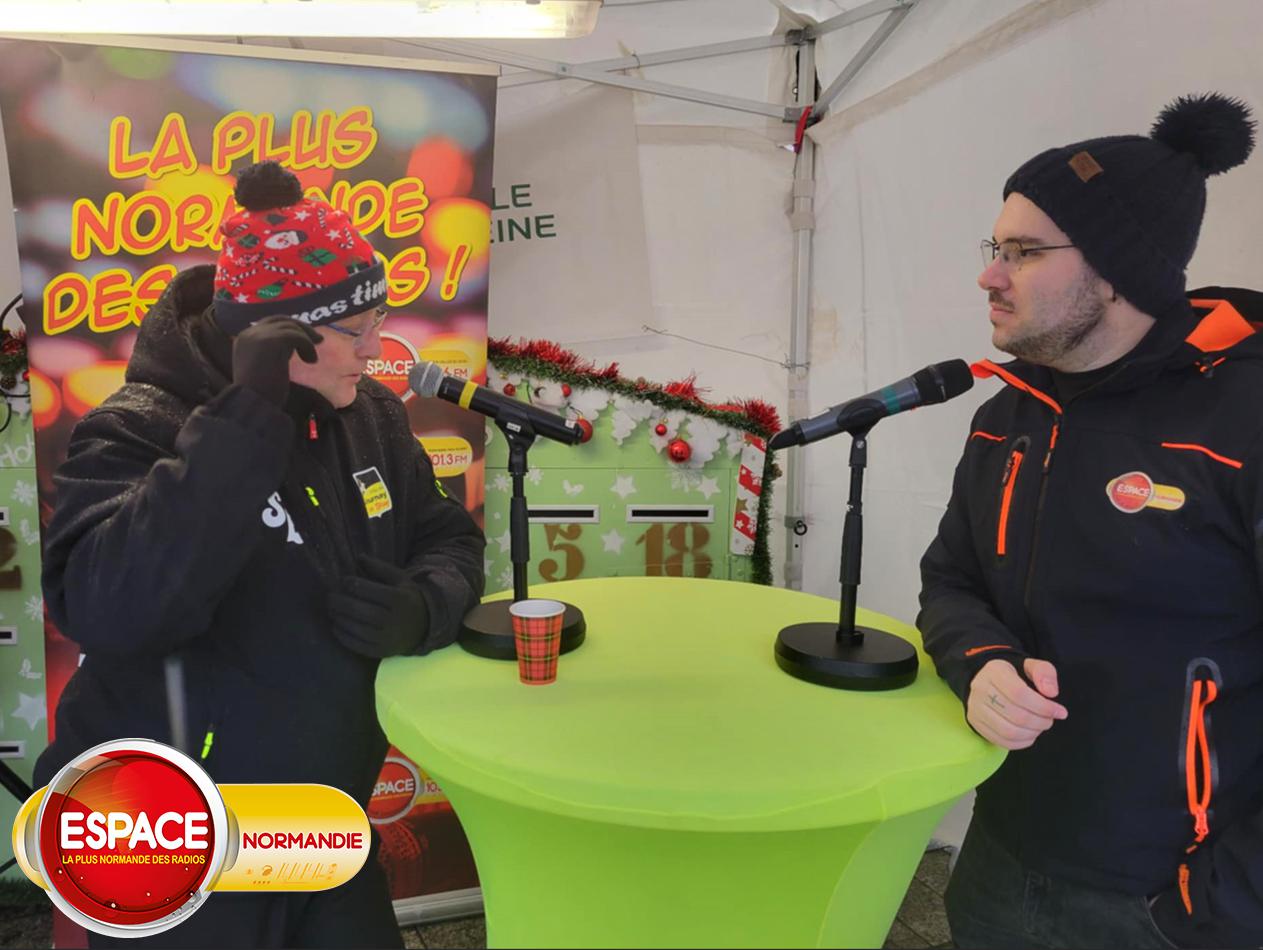 Studio Espace Live sur le Marché de Noël de Gournay-en-Bray !