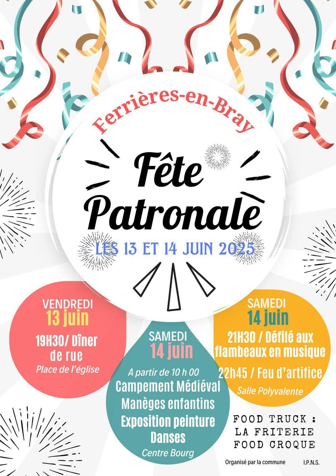 Fête Patronale à Ferrières-en-Bray, les 13 & 14 Juin !