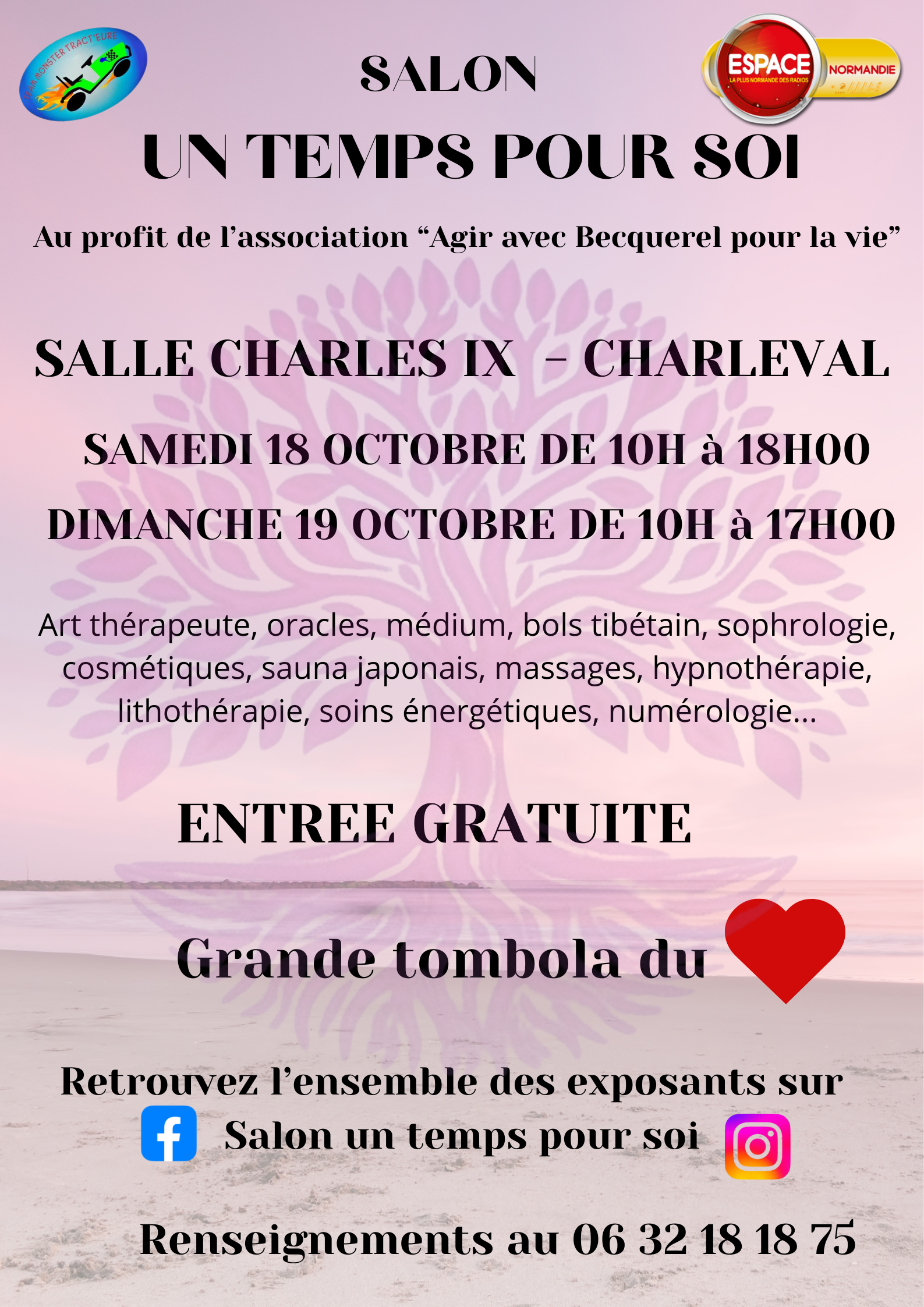 Salon "Un temps pour soi", à Charleval, les 18 & 19 Octobre, avec Espace !