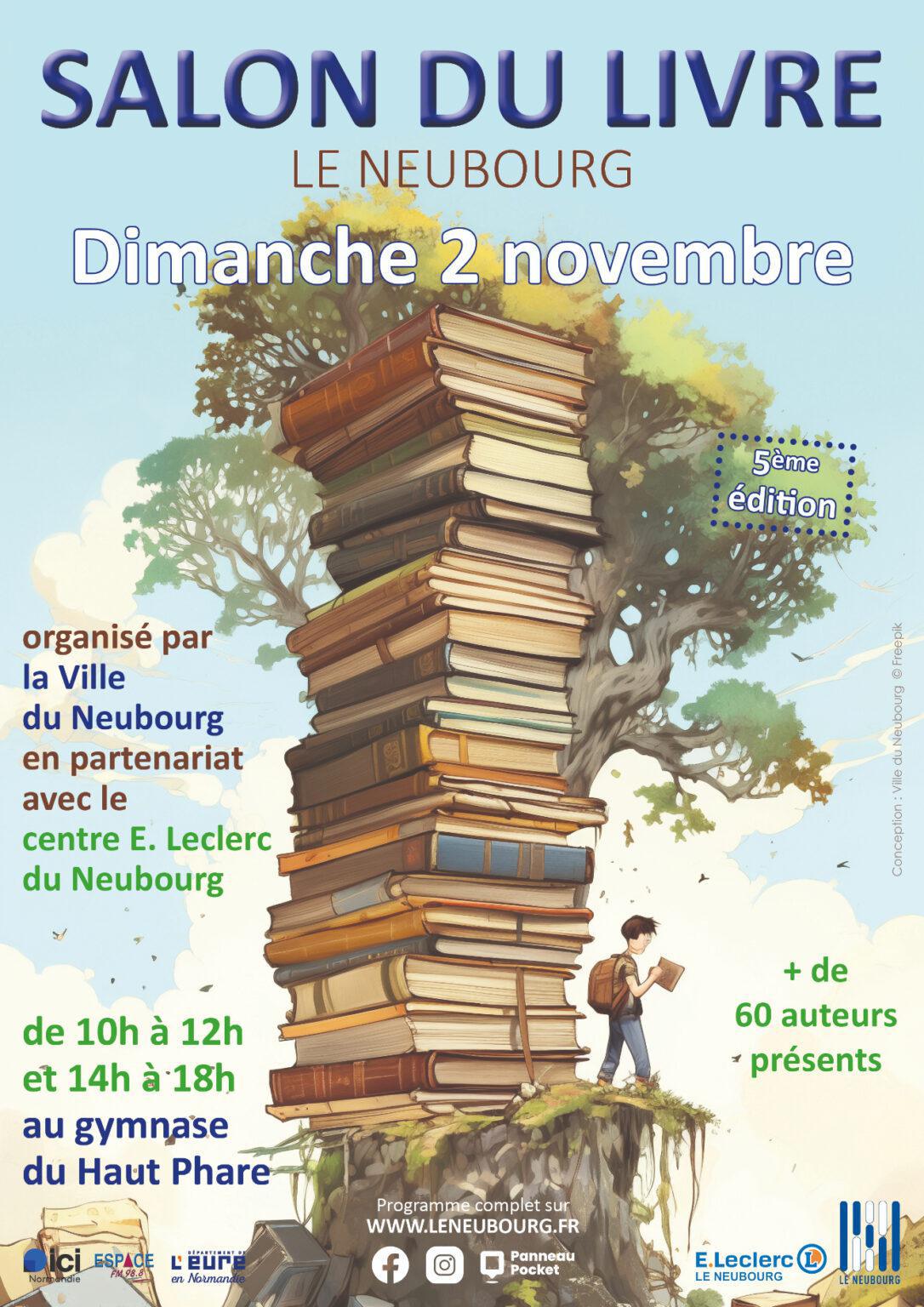 Salon du Livre, le Neubourg, Dimanche 2 Novembre 2025 !