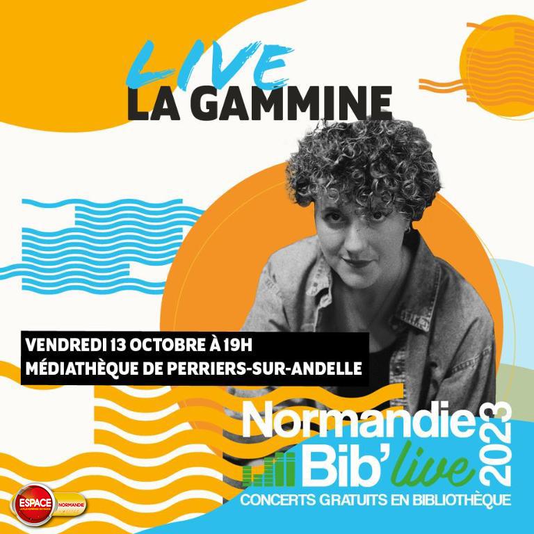 Concert gratuit "Normandie Bib'Live", La Gammine, à Perriers-sur-Andelle !