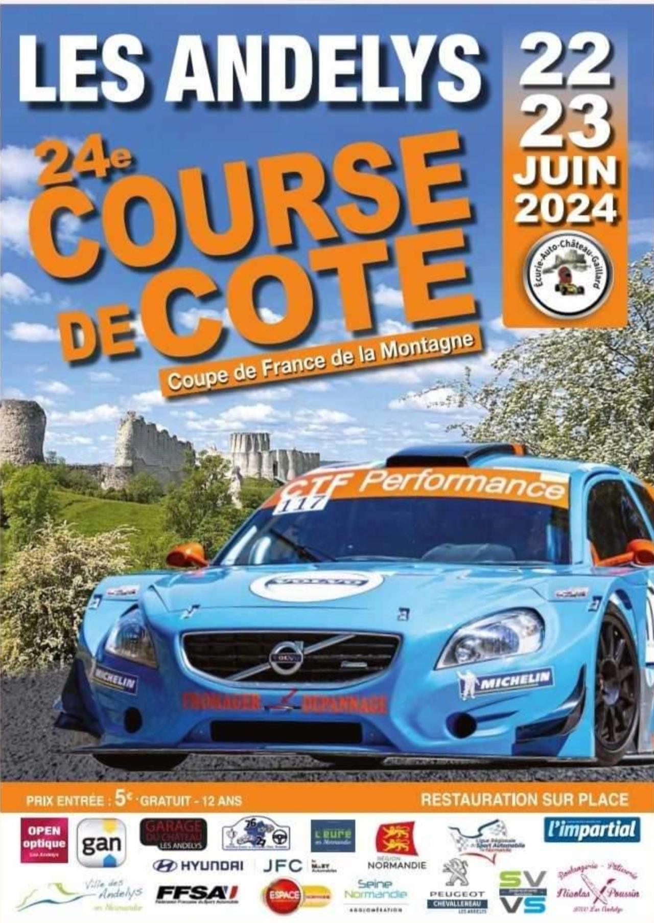 24ème Course de Côte des Andelys, avec Espace !