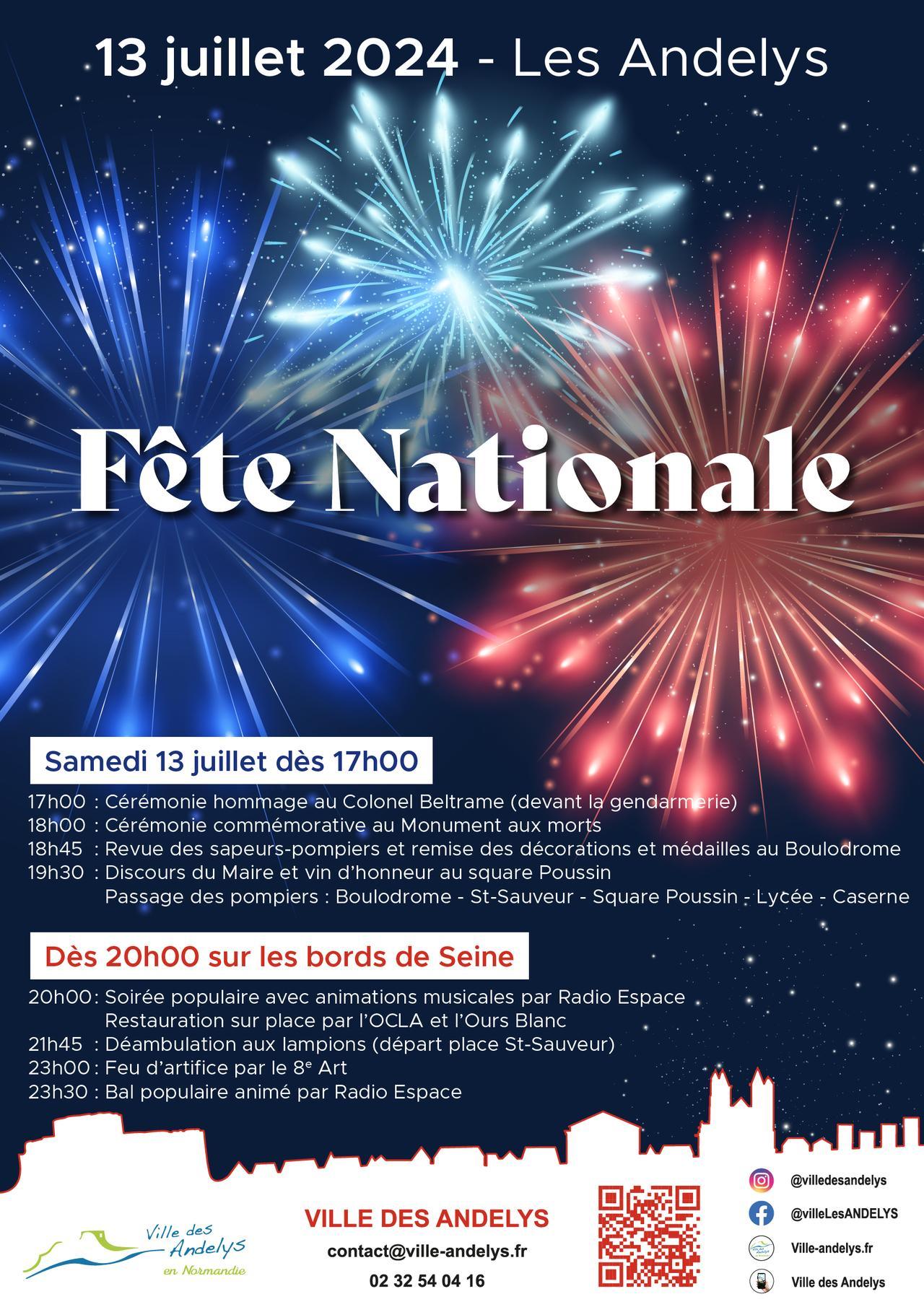 Fête Nationale aux Andelys, avec Espace !