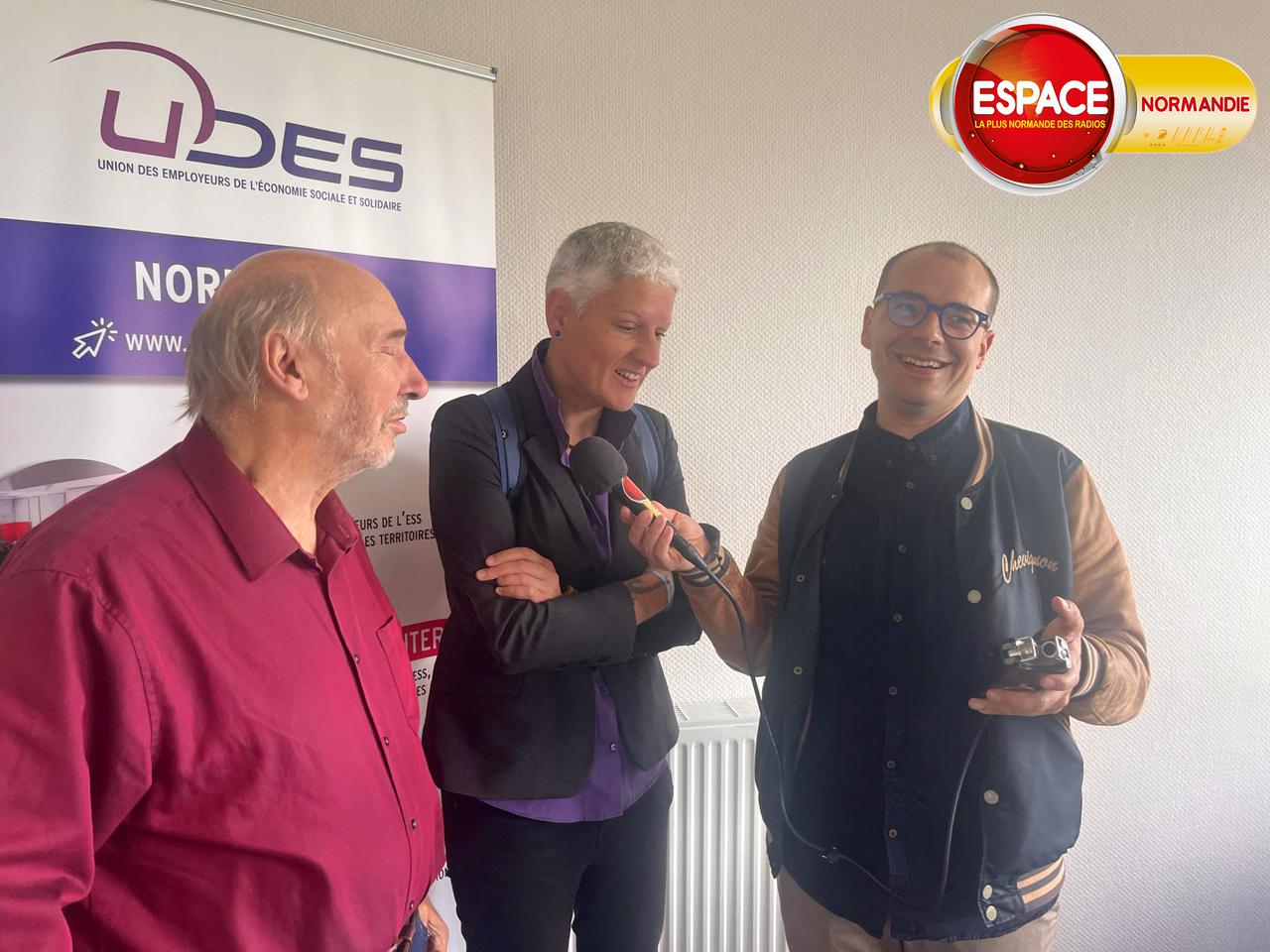 Interview CRESS & UDES Normandie à Herouville Saint Clair, avec Espace !