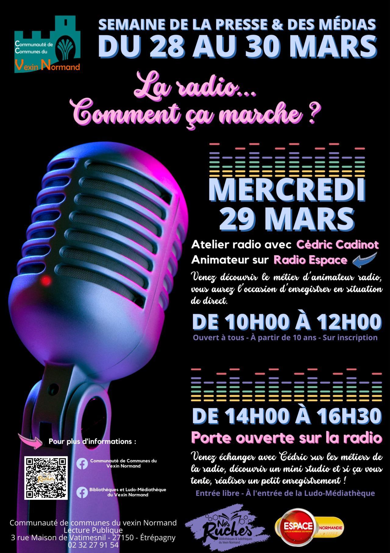 Semaine de la presse & des médias, com'com' Vexin Normand, avec Espace !