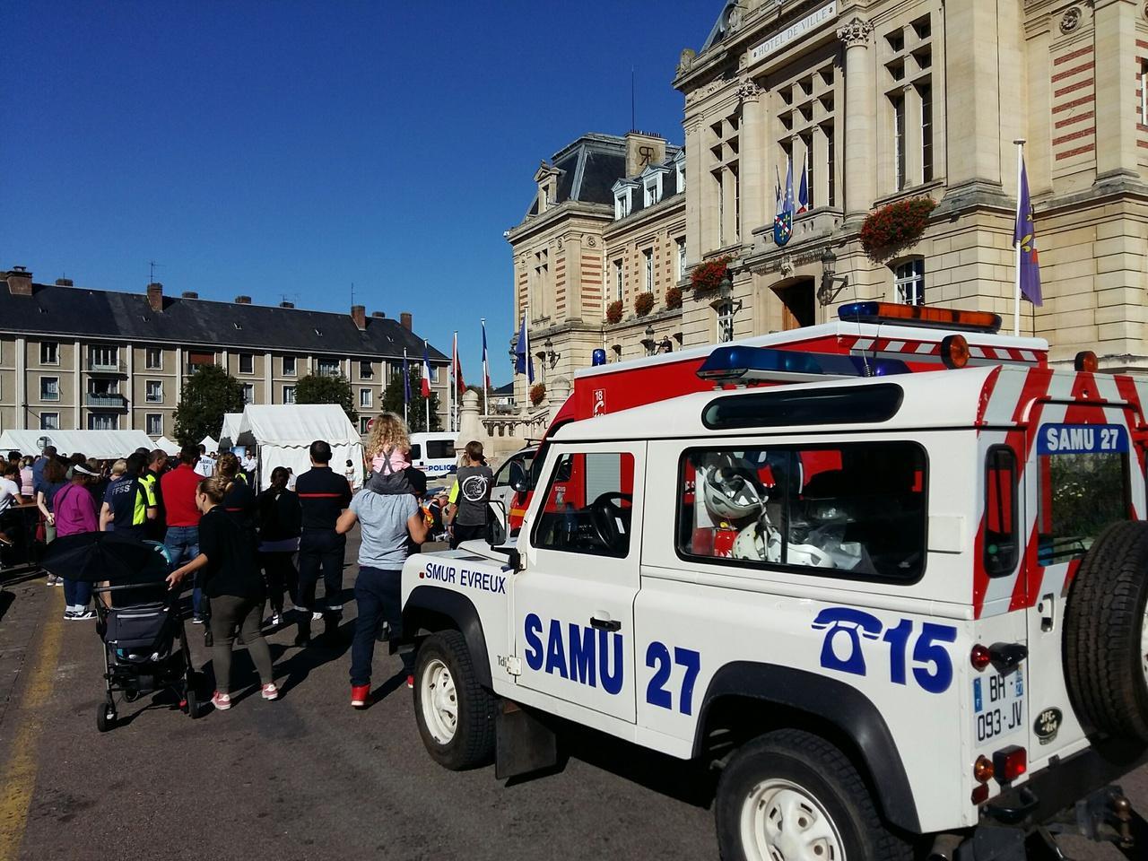 Exercice & journée sécurité intérieur, préfecture de l'Eure, avec Espace !
