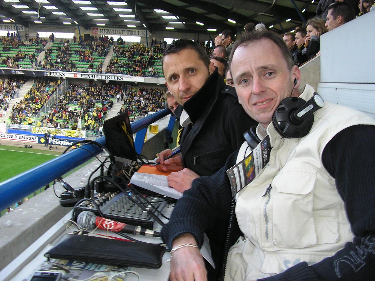 Denis & Jérôme, live sport au stade de Caen, Espace Foot !