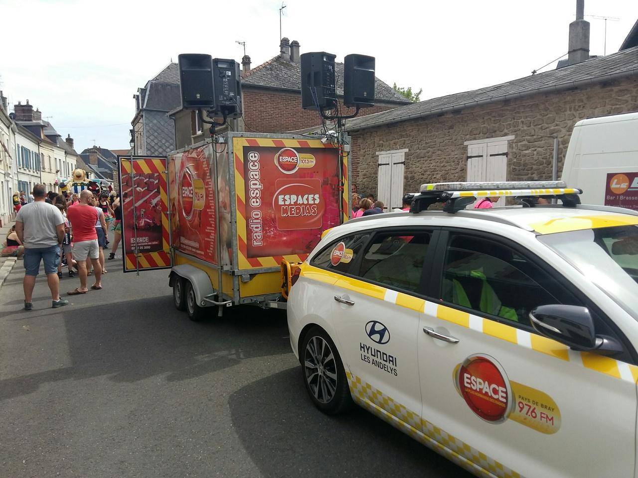 Sonorisation mobile, défilé de la St Clair à Gournay-En-Bray !