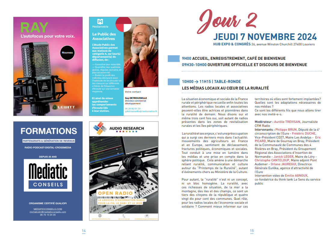 Programme Congrès SNRL - Jour 2