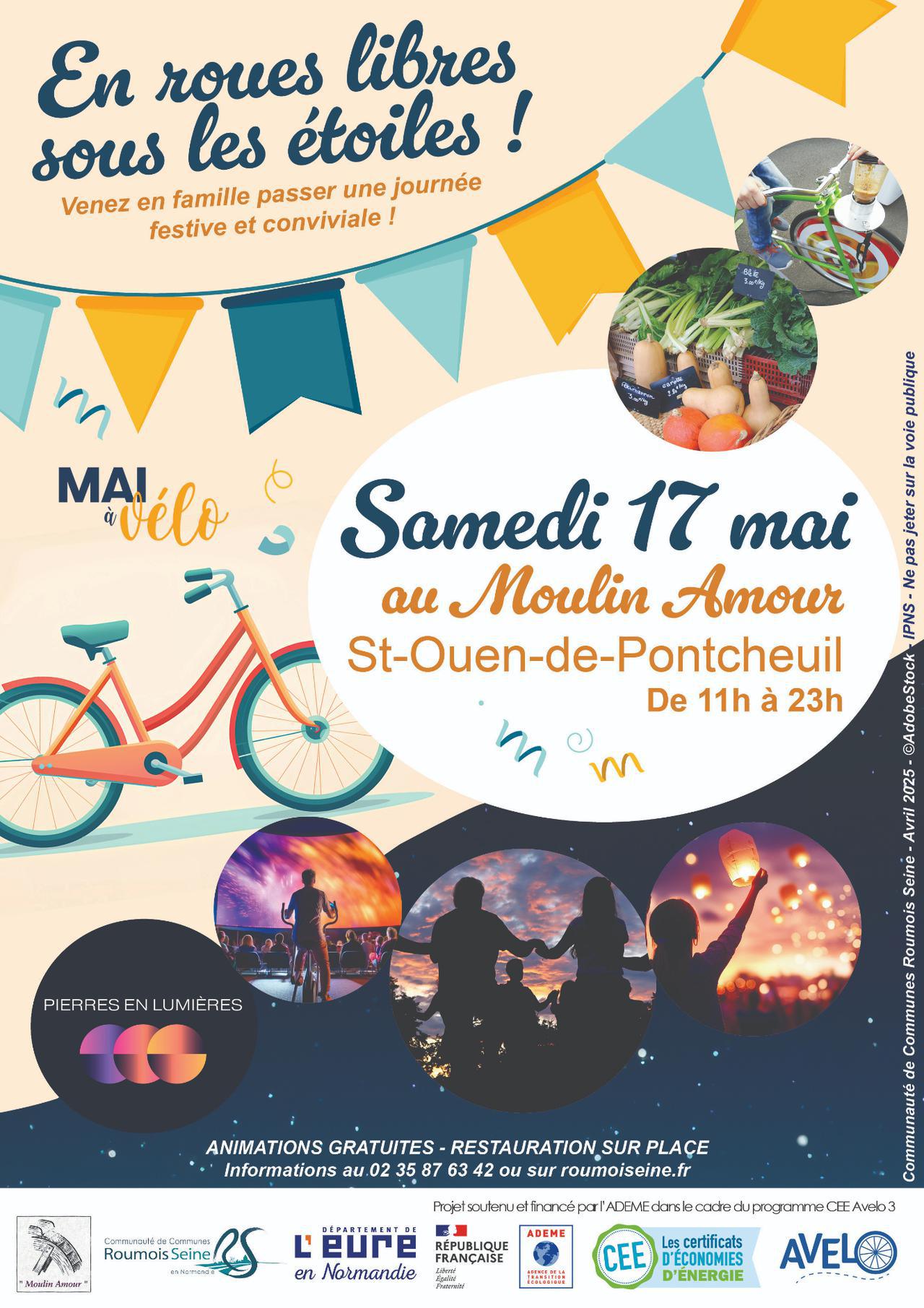 Fête du Vélo, Samedi 17 Mai à St-Ouen-De-Pontcheuil !