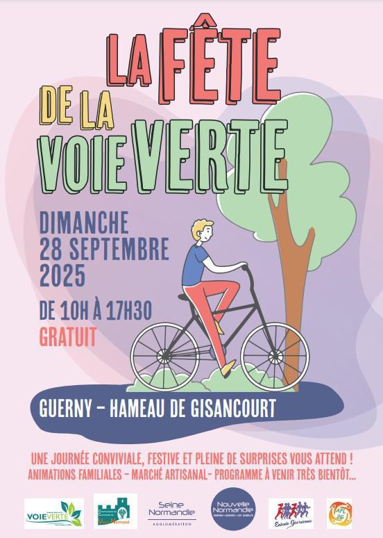 Fête de la voie verte, à Guerny, Dimanche 28 Septembre, avec Espace !