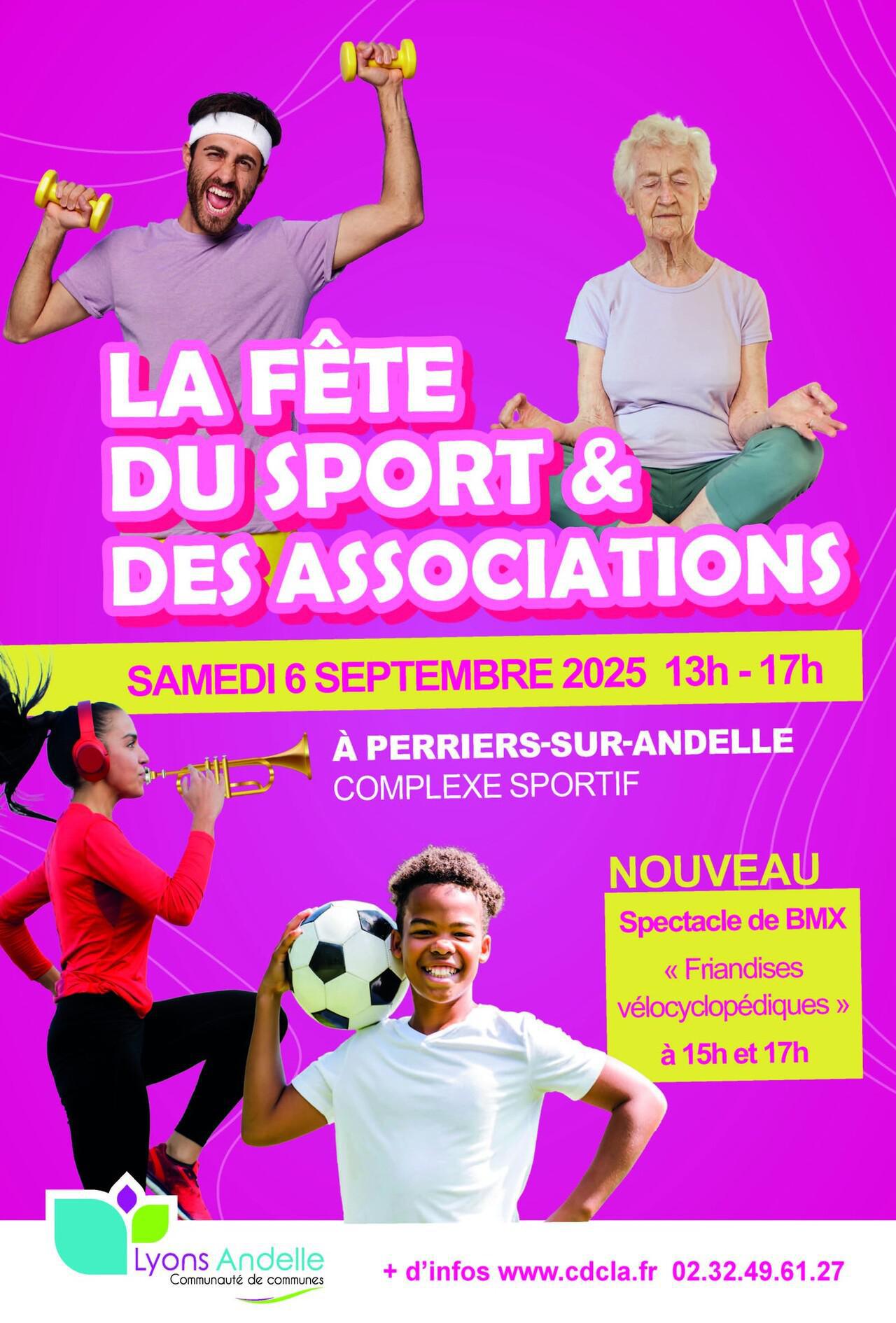 Fête du sport et des associations, à Perriers-sur-Andelle, Samedi 6 Septembre, avec Espace !