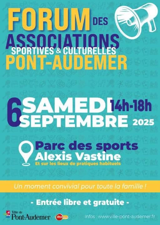 Forum des assos à Pont-Audemer, Samedi 6 Septembre, avec Espace !