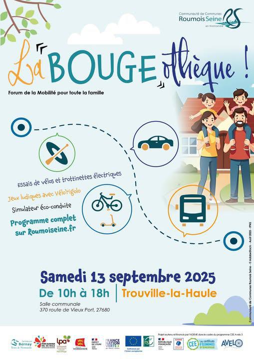La Bougeothèque, Samedi 13 Septembre, à Trouville-la-Haule !