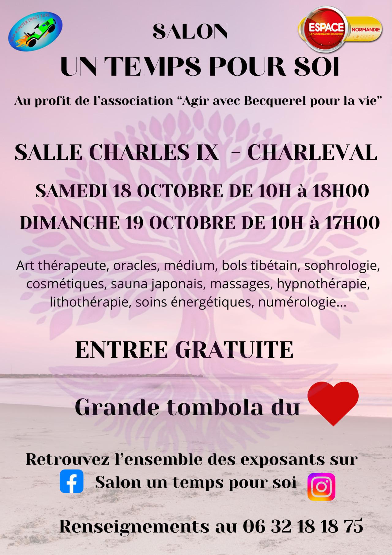 Salon "Un temps pour soi", à Charleval, les 18 & 19 Octobre, avec Espace !
