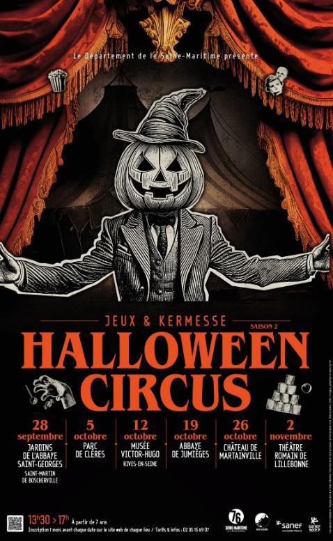 Halloween Circus, jusqu'au 2 Novembre 2025, en Seine-Maritime !