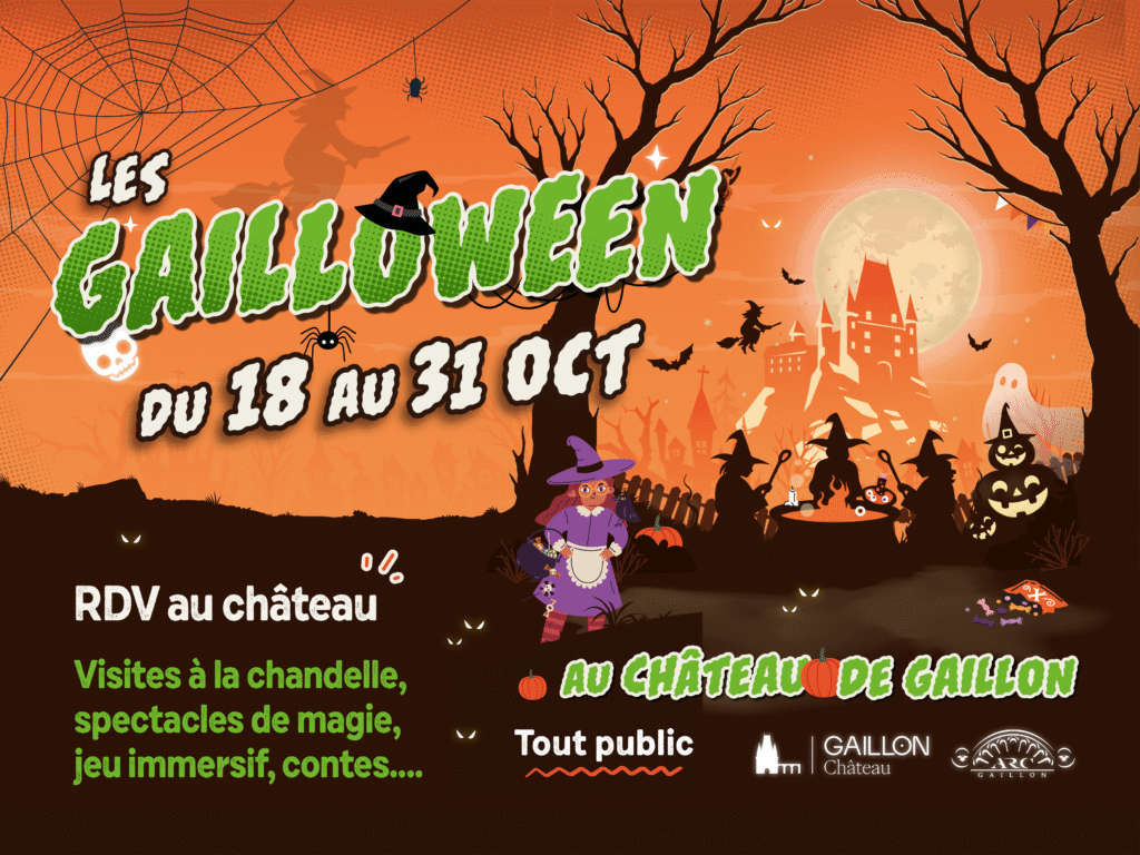Les Gailloween, du 18 au 31 Octobre 2025, au Château de Gaillon !