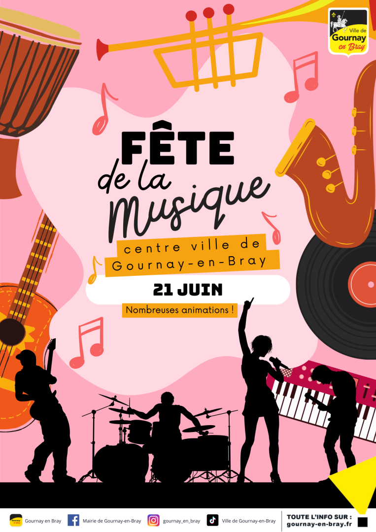 Fête de la Musique, à Gournay-en-Bray, avec Espace !