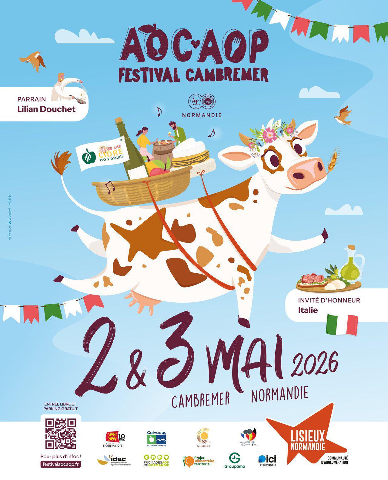 AOC / AOP Festival Cambremer, les 2 & 3 Mai 2026 !