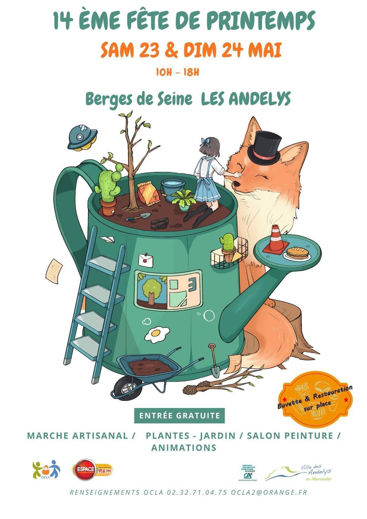 14ème Fête de Printemps, les 23 & 24 Mai 2026, aux Andelys avec Espace !