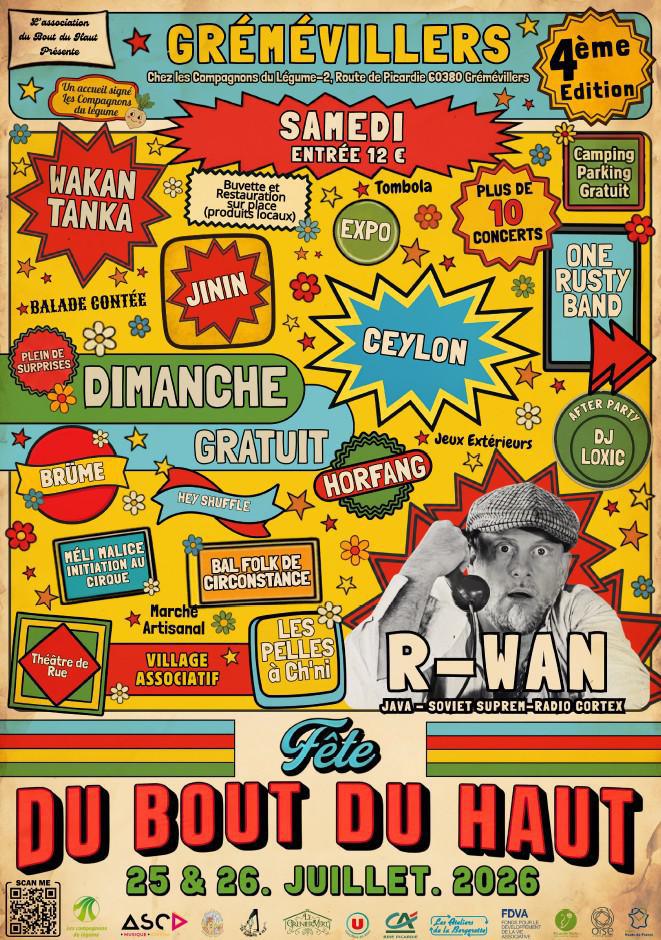 Fête du Bout du Haut, les 25 • 26 Juillet, à Grémévilliers !