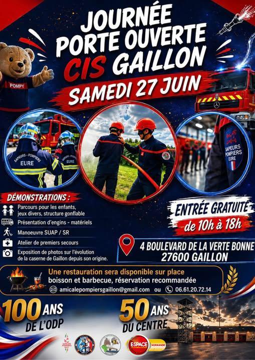 Portes Ouvertes CIS Gaillon, Samedi 27 Juin 2026, avec Espace !