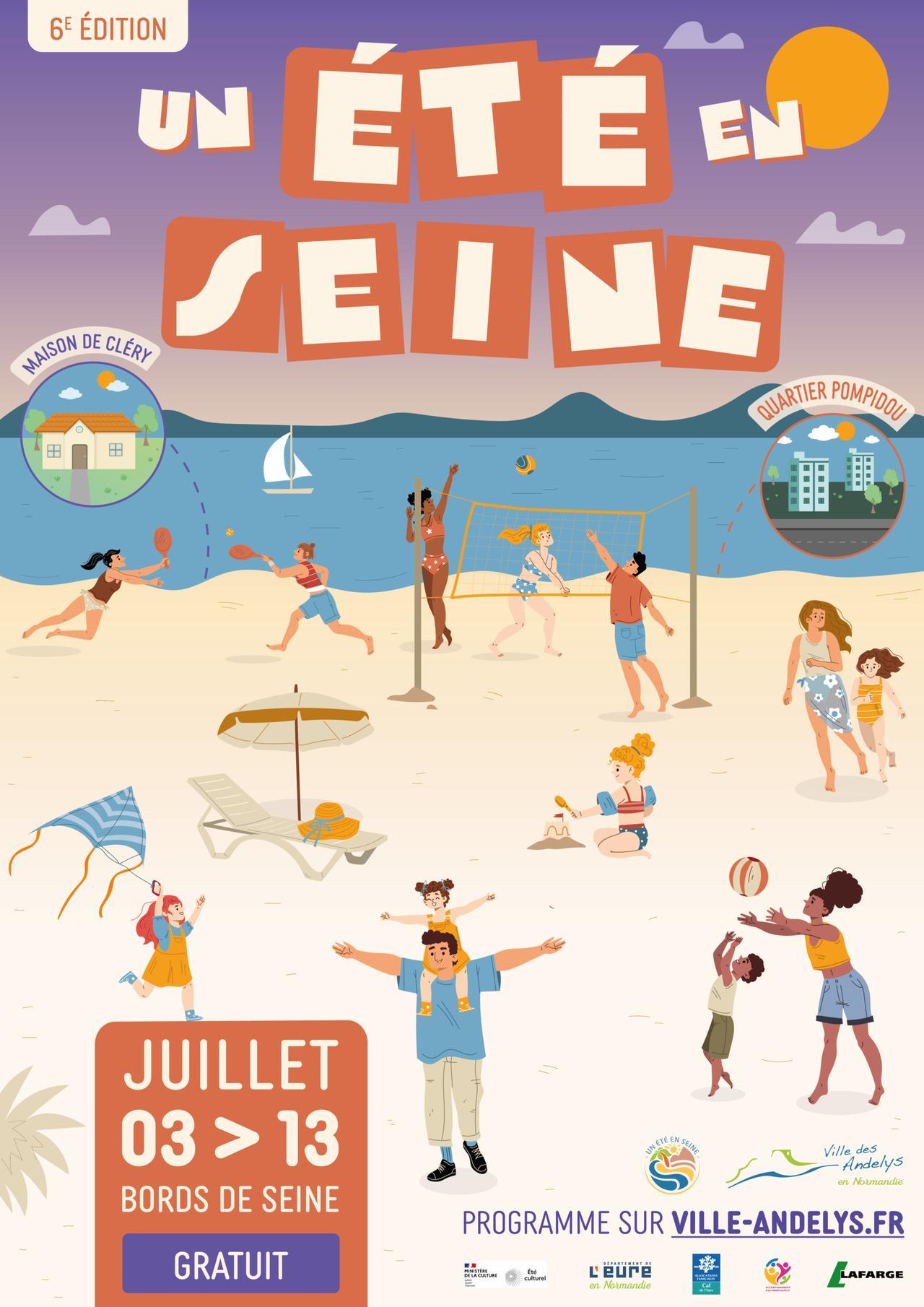Un été en Seine, aux Andelys, du 3 au 13 Juillet, avec Espace !