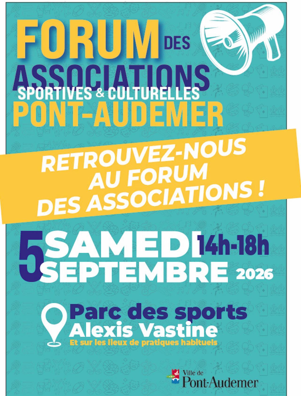 Forum des associations à Pont-Audemer, Samedi 5 Septembre 2026, avec Espace !