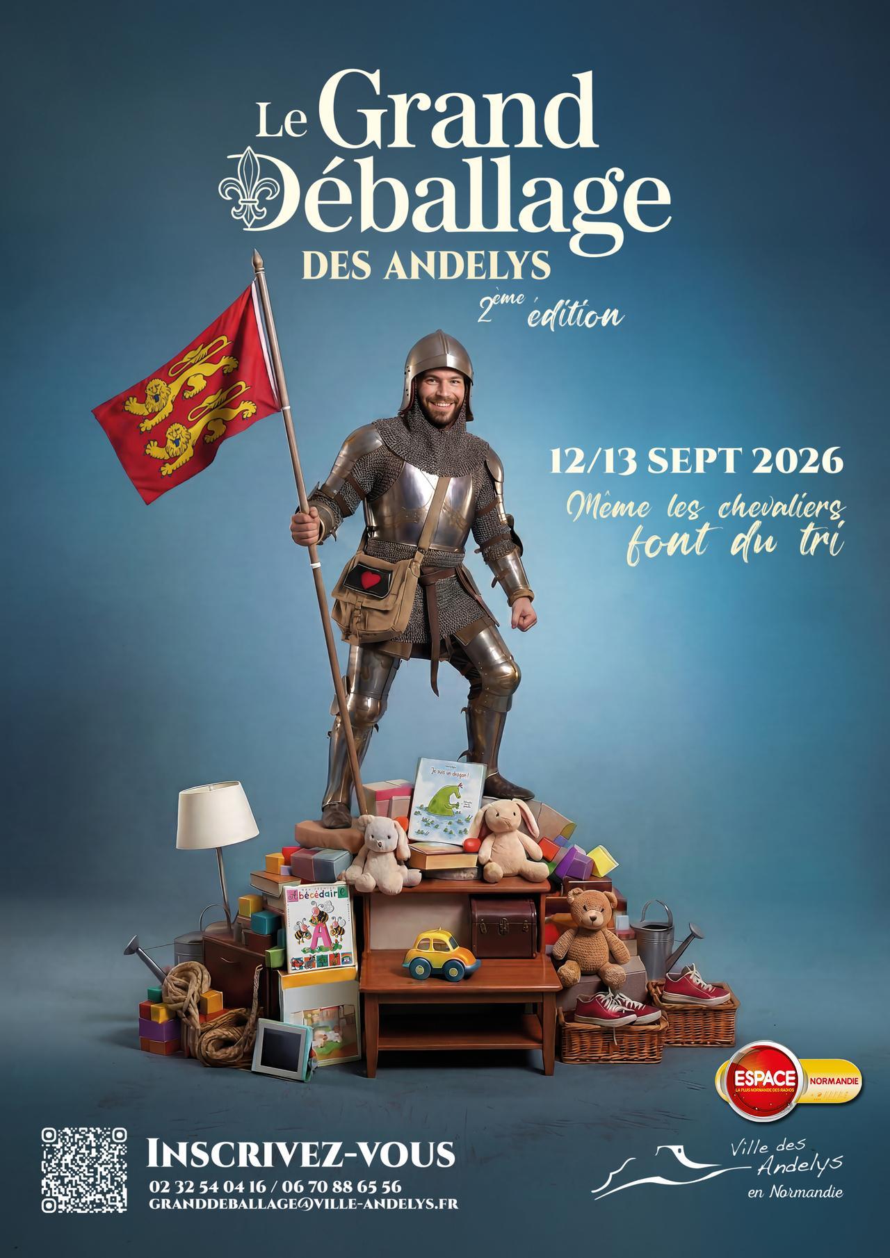 Le Grand Déballage des Andelys, les 12 & 13 Septembre, avec Espace !