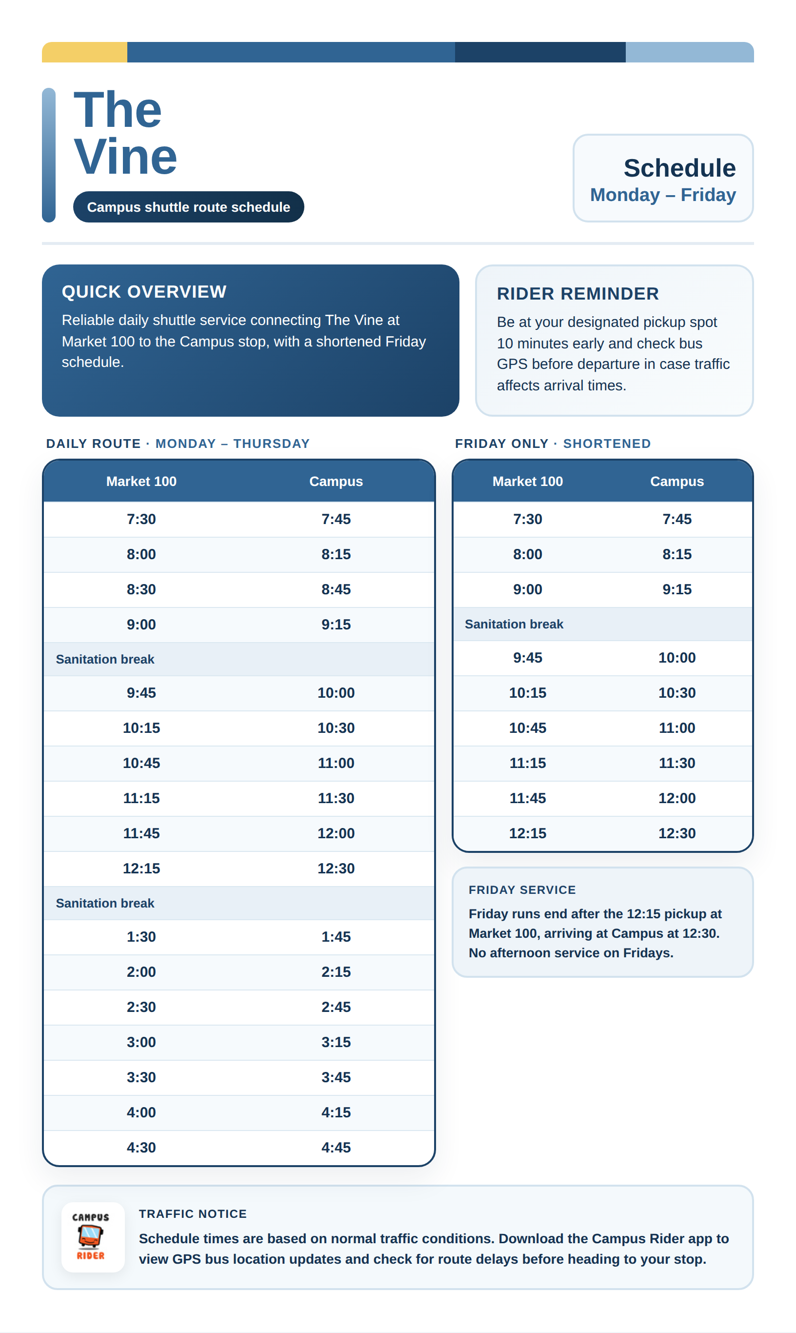 The-Vine-Shuttle-Schedule